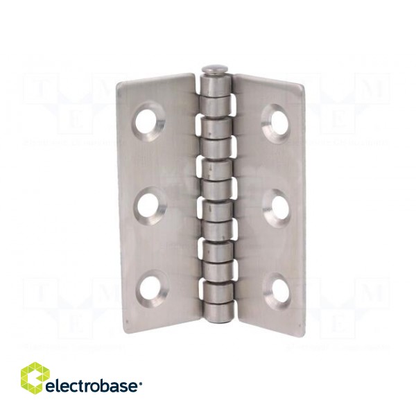 Hinge | Width: 60mm | A2 stainless steel | H: 50mm image 2