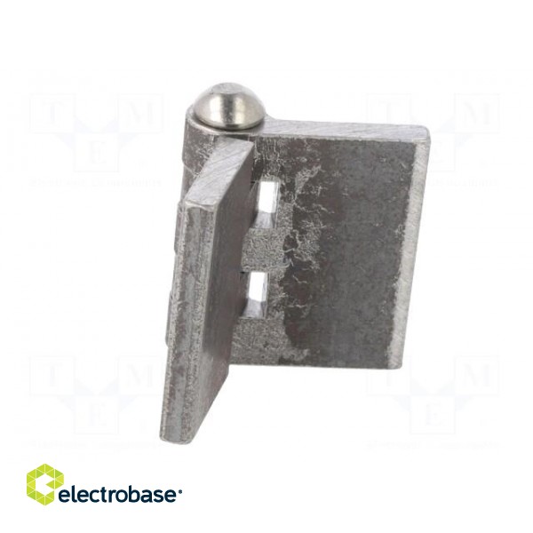 Hinge | Width: 60mm | steel | H: 40mm | without coating,for welding paveikslėlis 5