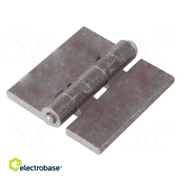 Hinge | Width: 60mm | steel | H: 60mm | without coating,for welding image 1