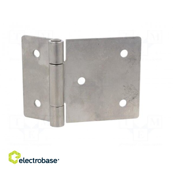 Hinge | Width: 90mm | stainless steel | H: 60mm image 2