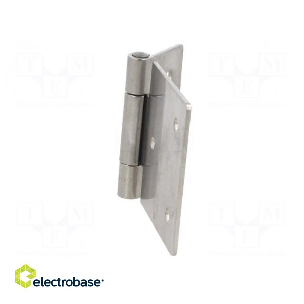 Hinge | Width: 90mm | stainless steel | H: 60mm image 4