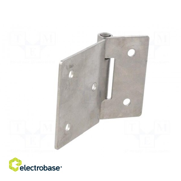 Hinge | Width: 90mm | stainless steel | H: 60mm image 5