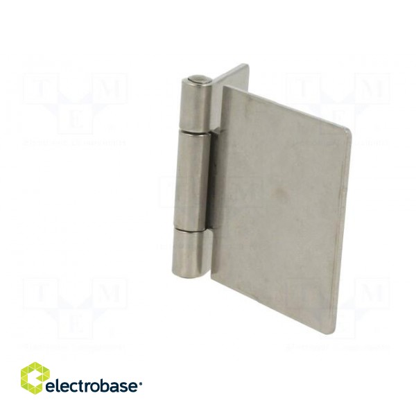 Hinge | Width: 90mm | stainless steel | H: 60mm | for welding image 4
