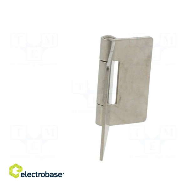 Hinge | Width: 90mm | stainless steel | H: 60mm | for welding paveikslėlis 5