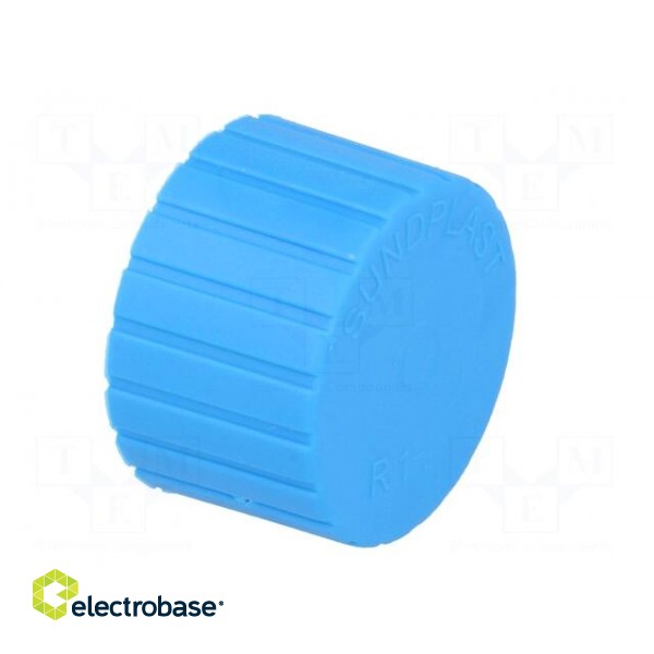 Cap | Body: blue | Øint: 33.2mm | H: 23.1mm | push-in | SafeCAP | round image 8
