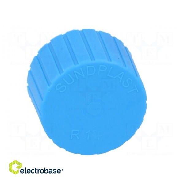 Cap | Body: blue | Øint: 33.2mm | H: 23.1mm | push-in | SafeCAP | round image 9