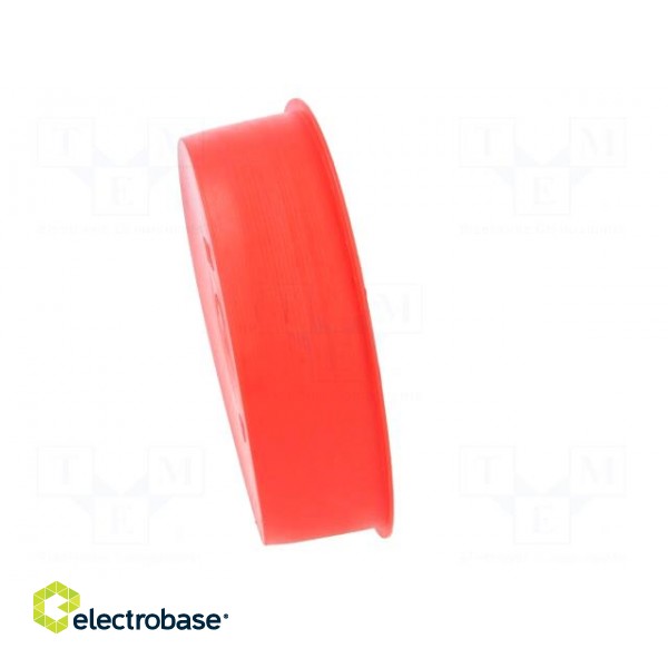 Plugs | Body: red | Out.diam: 103.4mm | H: 28mm | Mat: LDPE | Shape: round фото 3