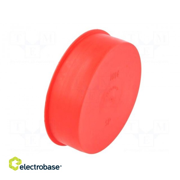 Plugs | Body: red | Out.diam: 103.4mm | H: 28mm | Mat: LDPE | Shape: round image 8