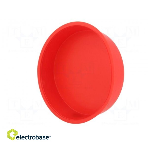 Plugs | Body: red | Out.diam: 112.5mm | H: 27.5mm | Mat: LDPE paveikslėlis 6