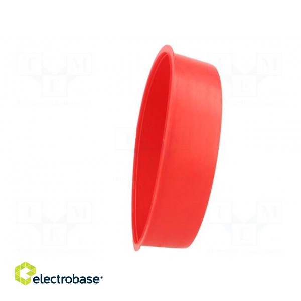 Plugs | Body: red | Out.diam: 112.5mm | H: 27.5mm | Mat: LDPE | push-in image 7