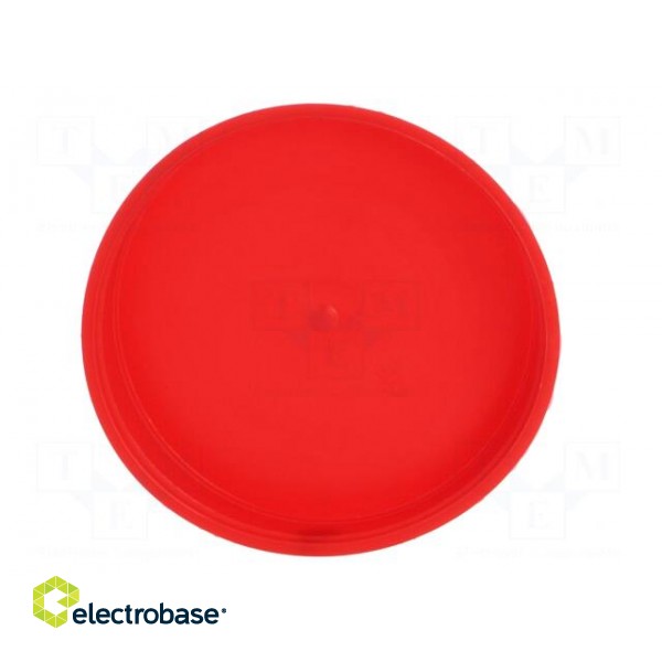 Plugs | Body: red | Out.diam: 119.9mm | H: 28.9mm | Mat: LDPE paveikslėlis 5