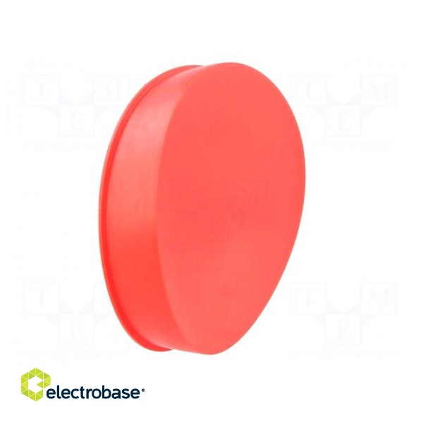 Plugs | Body: red | Out.diam: 166mm | H: 28mm | Mat: LDPE | Shape: round фото 8