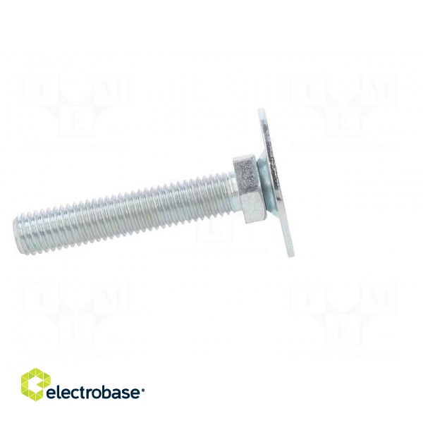 Foot | Base dia: 40mm | M12 | steel | Plunger length: 60mm image 7