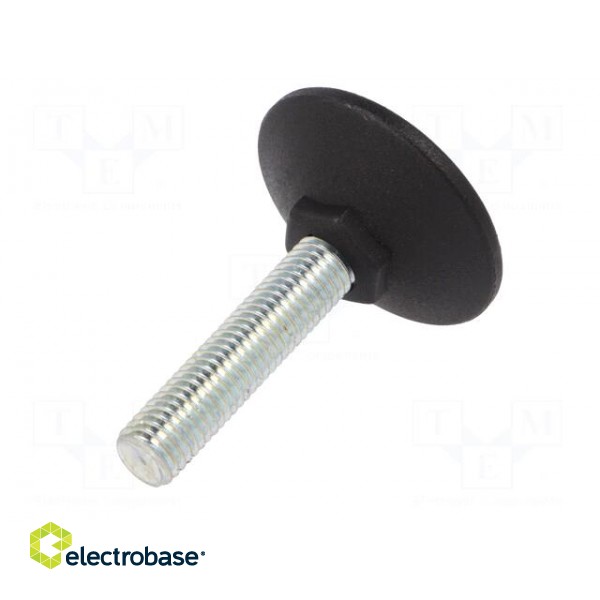 Foot of pin | rigid,with screwdriver slot | Base dia: 50mm | M12 image 6