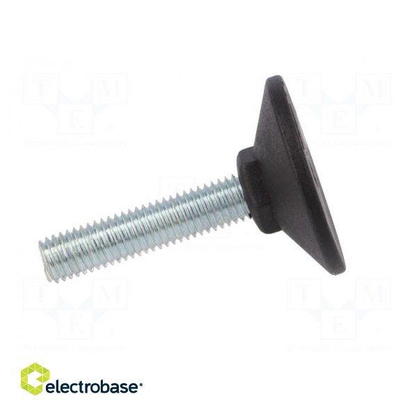 Foot of pin | rigid,with screwdriver slot | Base dia: 50mm | M12 image 7