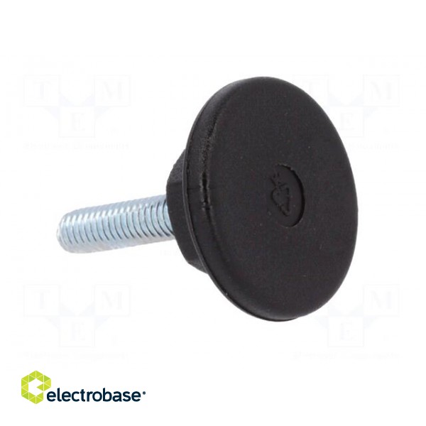 Foot of pin | rigid,with screwdriver slot | Base dia: 30mm | M6 image 8