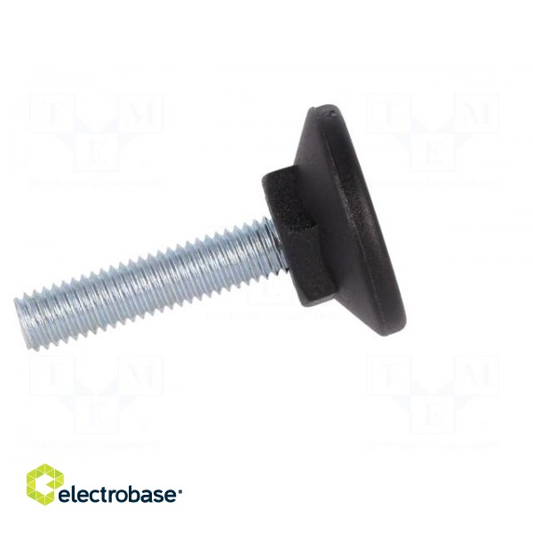 Foot of pin | rigid,with screwdriver slot | Base dia: 30mm | M8 image 7