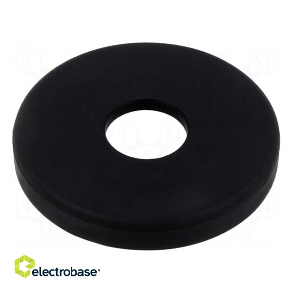 No-slip disk | with hole | elastomer thermoplastic TPE | Ø: 49mm