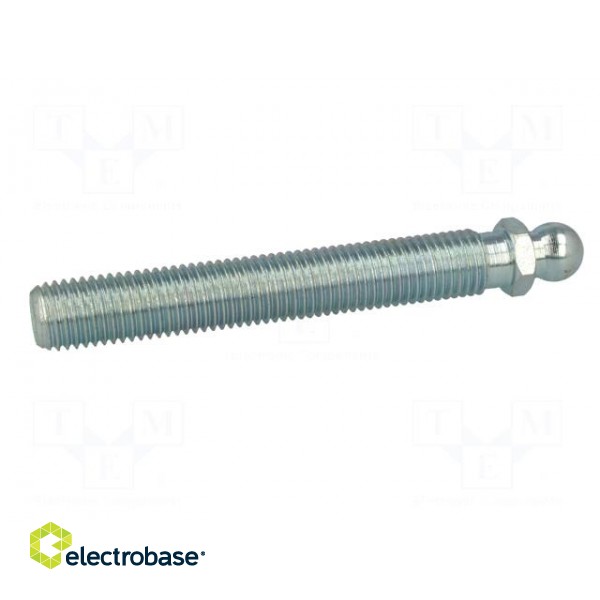 Pin | M16 | Plunger mat: steel | Ø: 14mm | Plating: zinc paveikslėlis 7
