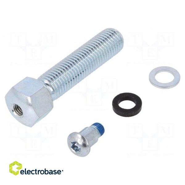 Pin | M16 | Plunger mat: steel | Plating: zinc | Thread len: 66mm