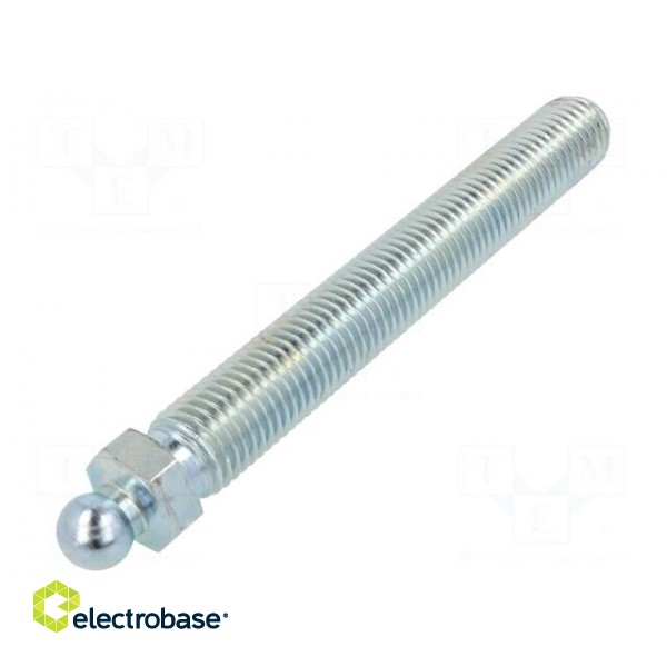 Pin | M20 | Plunger mat: steel | Ø: 15mm | Plating: zinc | Spanner: 22mm