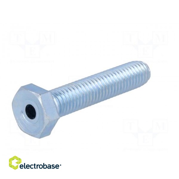 Pin | M8 | Plunger mat: steel | Plating: zinc | Thread len: 40mm paveikslėlis 2