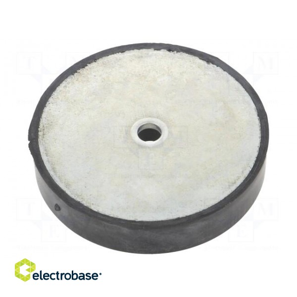 Washer | Base dia: 64mm | zinc plated steel | H: 13mm | Plating: rubber image 2