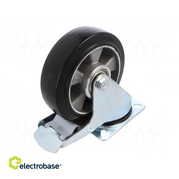 Transport wheel | Ø: 160mm | W: 50mm | H: 195mm | torsional with lock image 1