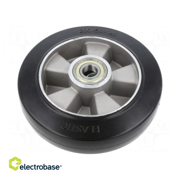 Transport wheel | Ø: 200mm | W: 50mm | 450kg | rubber | ALGE | -30÷70°C