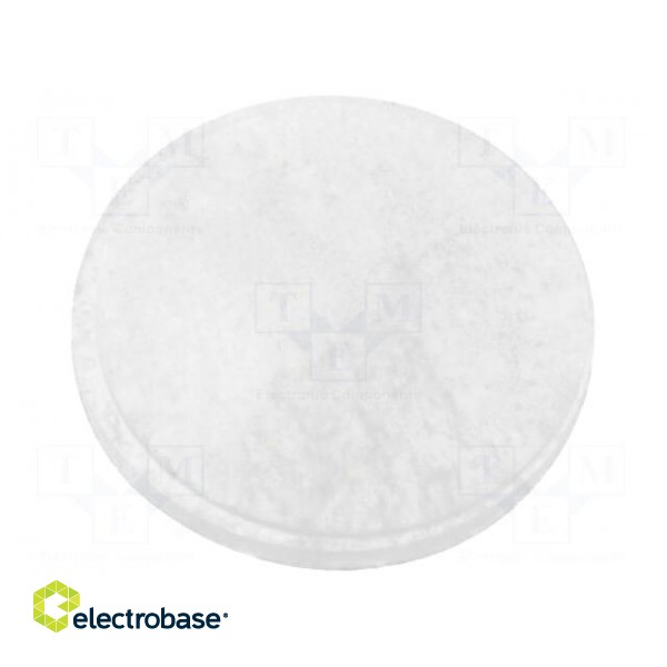 Self-adhesive foot | Ø: 8mm | H: 2mm | transparent | silicone | C: 1mm