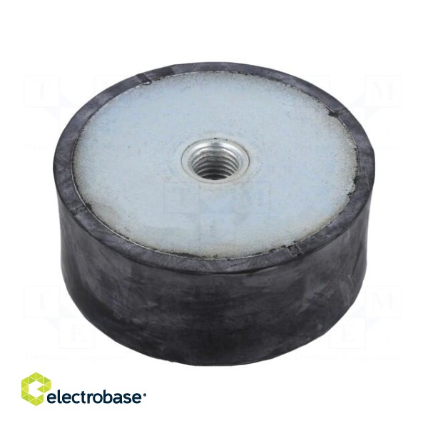 Vibration damper | Ø: 100mm | Shore hardness: 55±5 | 20000N | 2000N/mm