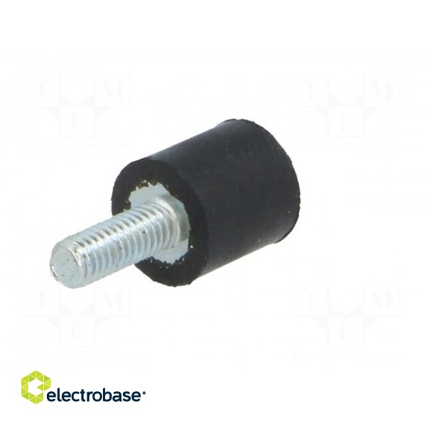 Vibroisolation foot | Ø: 10mm | H: 10mm | Shore hardness: 40±5 | 41N image 6
