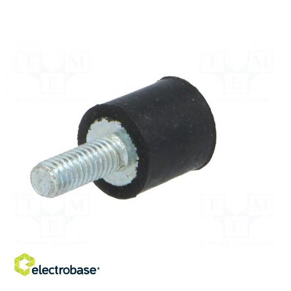 Vibroisolation foot | Ø: 10mm | H: 10mm | Shore hardness: 70±5 | 84N image 6