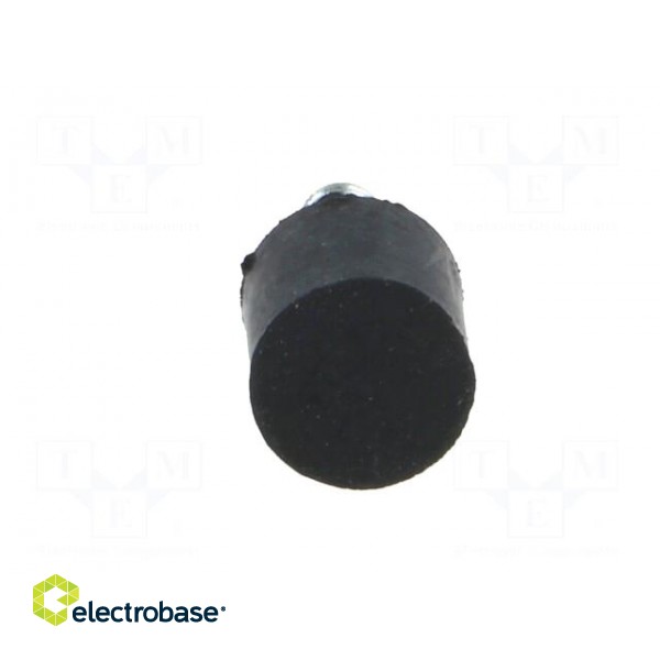 Vibroisolation foot | Ø: 10mm | H: 10mm | Shore hardness: 70±5 | 84N paveikslėlis 9