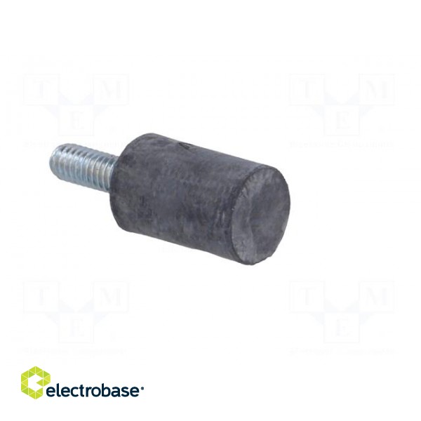 Vibroisolation foot | Ø: 10mm | H: 15mm | Shore hardness: 55±5 | 78N image 8