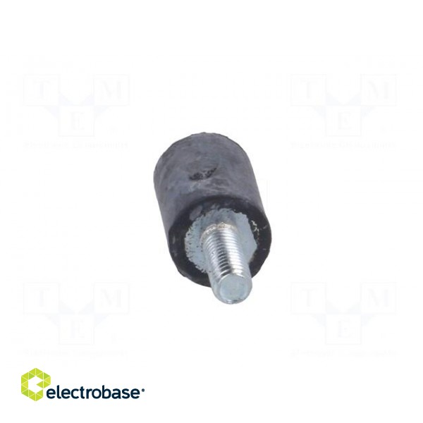 Vibroisolation foot | Ø: 10mm | H: 15mm | Shore hardness: 55±5 | 78N image 5