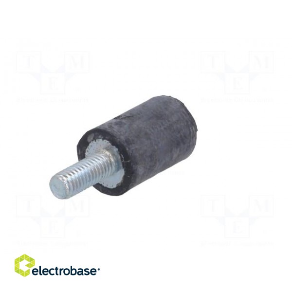 Vibroisolation foot | Ø: 10mm | H: 15mm | Shore hardness: 55±5 | 78N image 6
