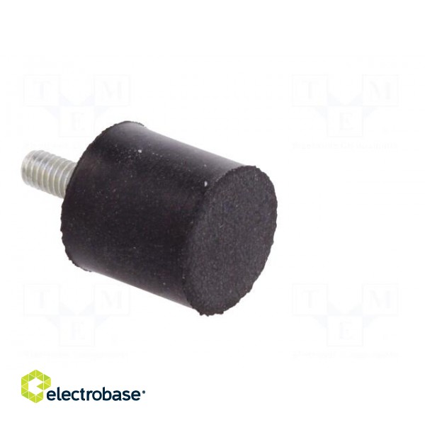 Vibroisolation foot | Ø: 15mm | H: 15mm | Shore hardness: 70±5 | 151N image 8