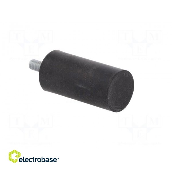 Vibroisolation foot | Ø: 15mm | H: 30mm | Shore hardness: 55±5 | 210N paveikslėlis 8