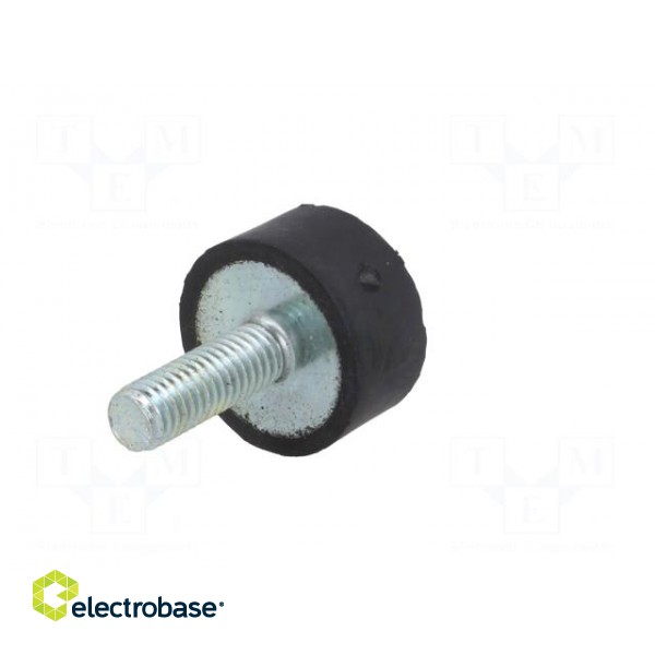 Vibroisolation foot | Ø: 20mm | H: 10mm | Shore hardness: 40±5 | 240N фото 6