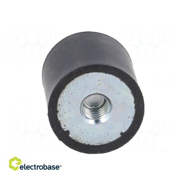 Vibroisolation foot | Ø: 20mm | H: 20mm | Shore hardness: 55±5 | 320N фото 5