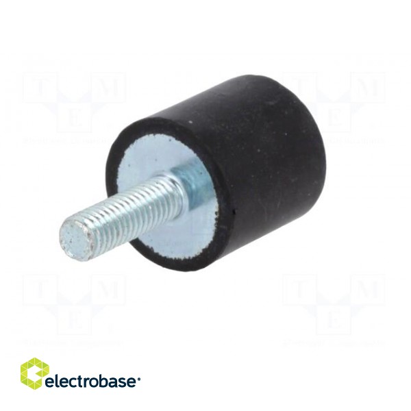 Vibroisolation foot | Ø: 20mm | H: 20mm | Shore hardness: 70±5 | 336N image 6