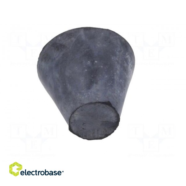 Vibroisolation foot | Ø: 20mm | Shore hardness: 40±5 | 358N | 84N/mm фото 9