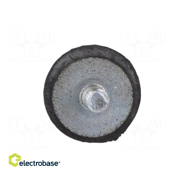 Vibroisolation foot | Ø: 20mm | Shore hardness: 40±5 | 358N | 84N/mm фото 4