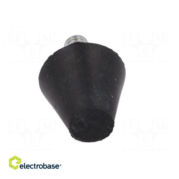 Vibroisolation foot | Ø: 20mm | Shore hardness: 55±5 | 407N | 96N/mm фото 9