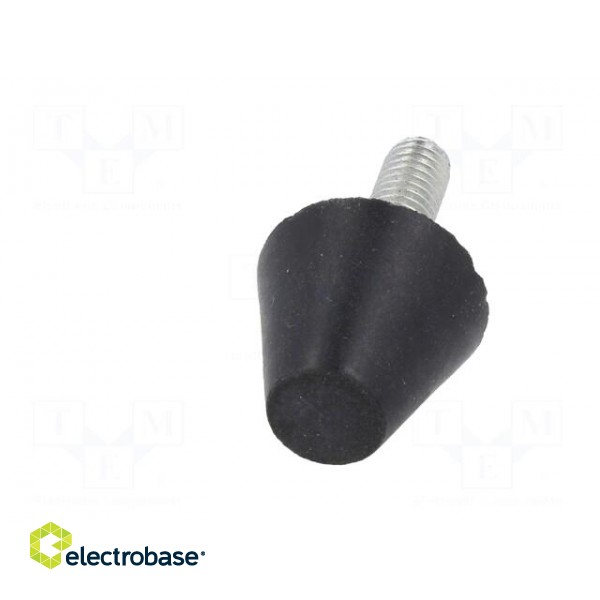 Vibroisolation foot | Ø: 20mm | Shore hardness: 70±5 | 468N | 110N/mm фото 9