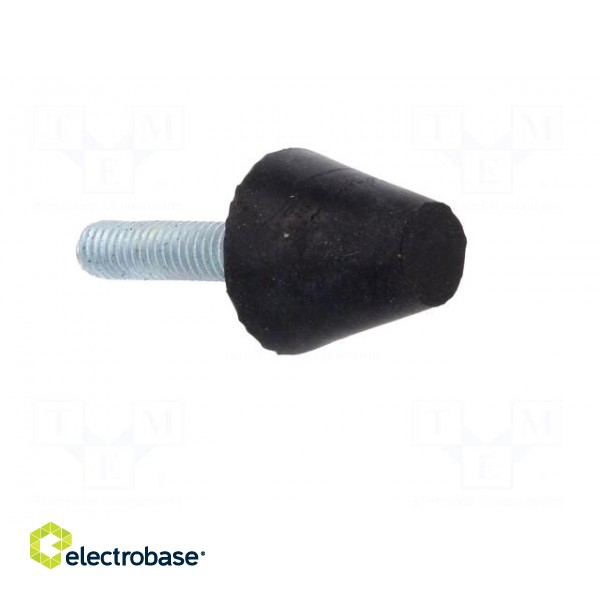 Vibroisolation foot | Ø: 20mm | Shore hardness: 70±5 | 468N | 110N/mm фото 8