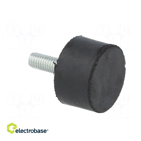 Vibroisolation foot | Ø: 25mm | H: 15mm | Shore hardness: 40±5 | 320N image 8