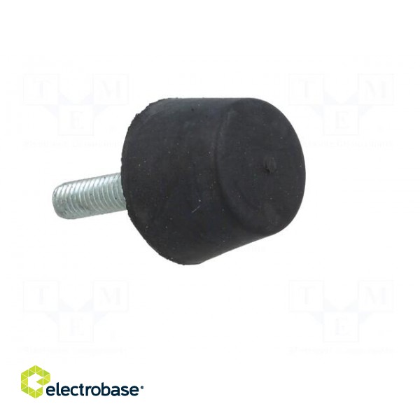 Vibroisolation foot | Ø: 25mm | Shore hardness: 40±5 | 261N | 61N/mm фото 8