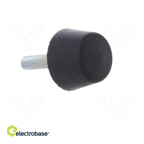 Vibroisolation foot | Ø: 25mm | Shore hardness: 70±5 | 374N | 88N/mm фото 8